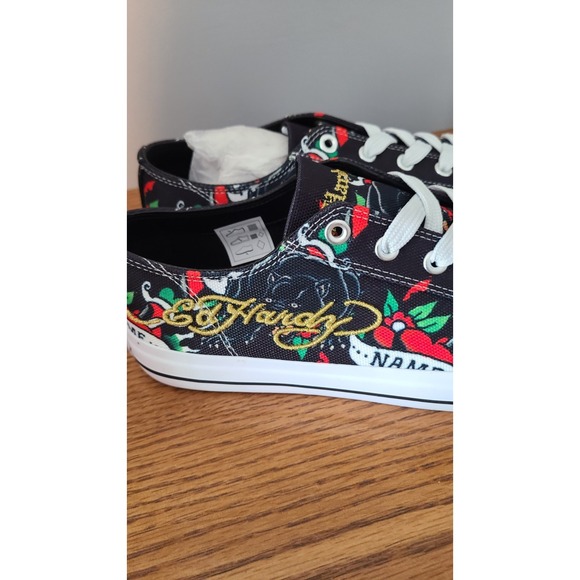 Ed Hardy Sneakers - Black and Red - Picture 3 of 6